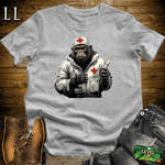 Medic Gorilla Softstyle Tee Sport Grey | Funny Medical Party Tee