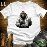 Medic Gorilla Softstyle Tee White | Funny Medical Party Tee