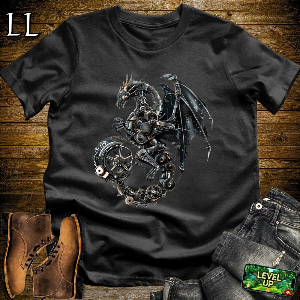 Metal Dragon Softstyle Tee - Black - LegacyLayers