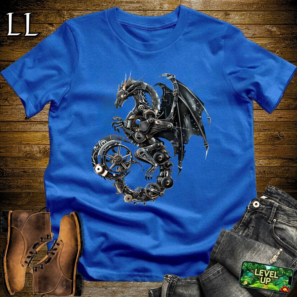 Metal Dragon Softstyle Tee - Royal - LegacyLayers