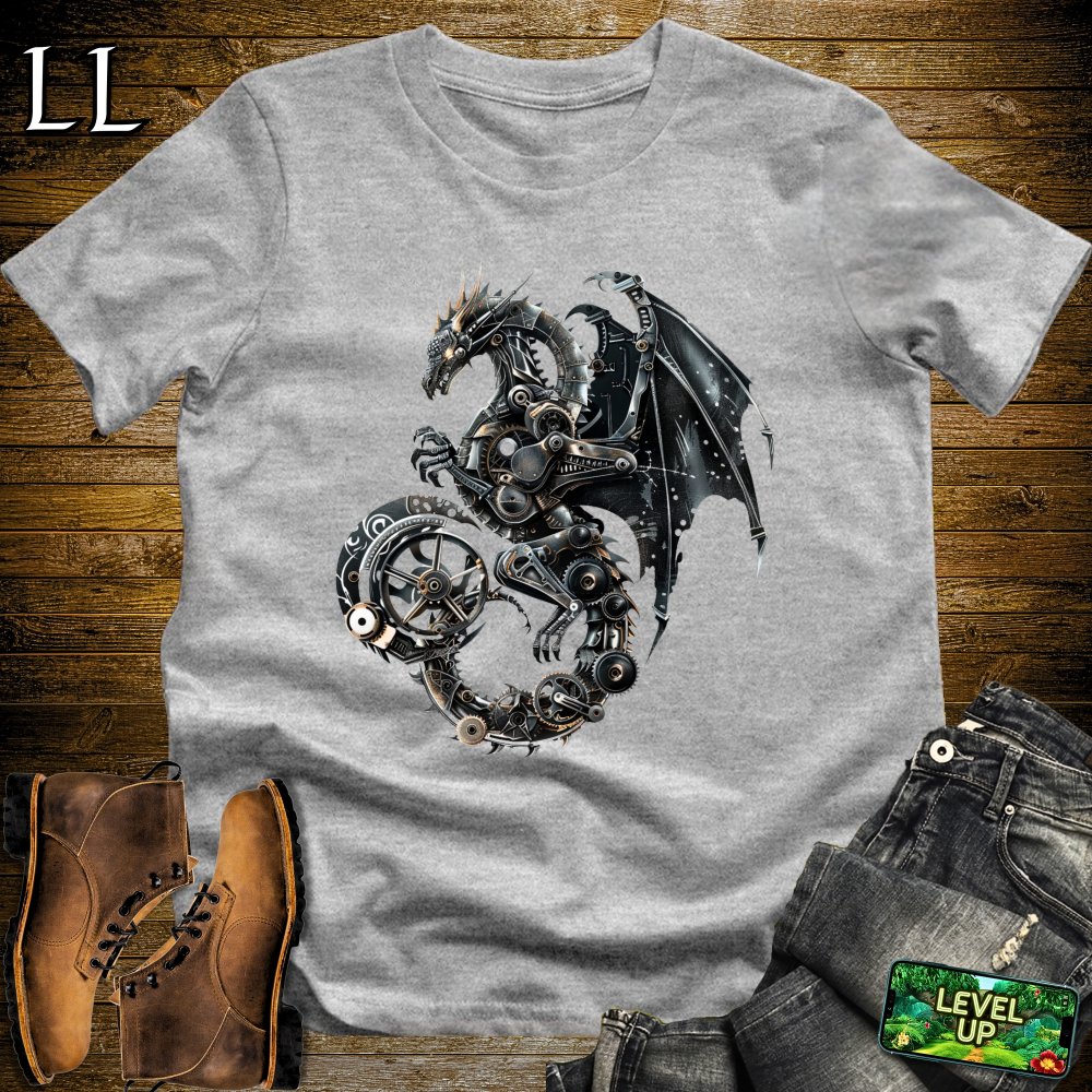 Metal Dragon Softstyle Tee - Sport Grey - LegacyLayers