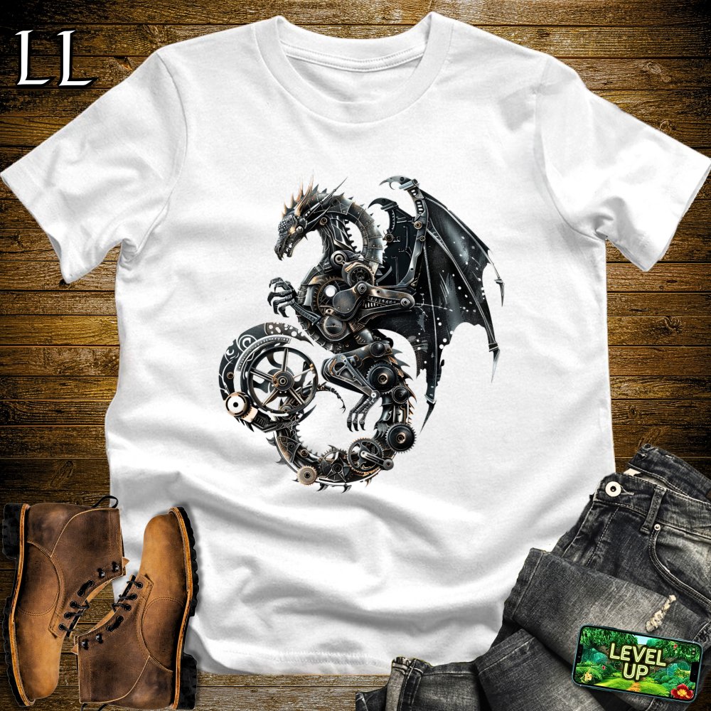 Metal Dragon Softstyle Tee - White - LegacyLayers