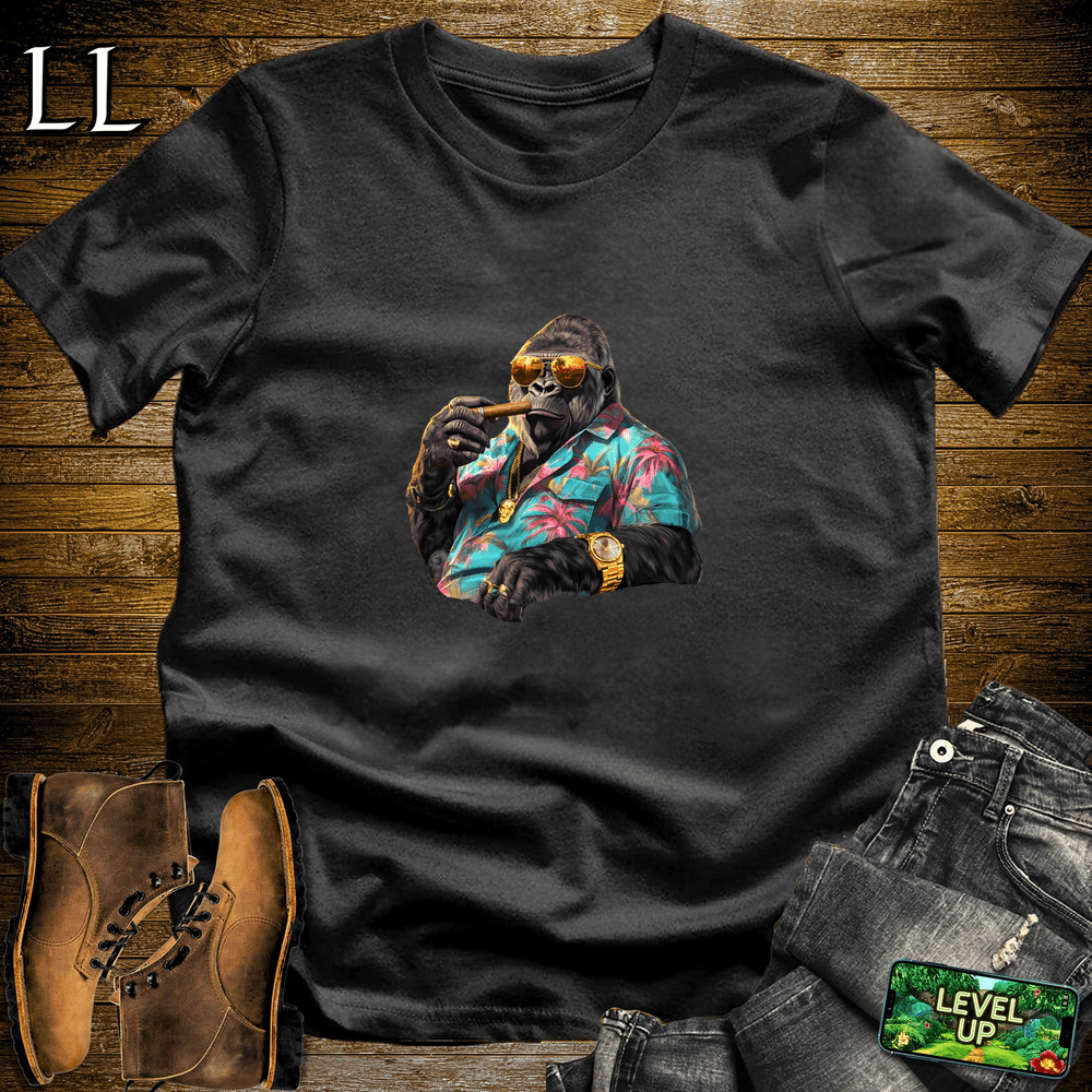 Miami Kingpin Cigar Gorilla - Black - LegacyLayers