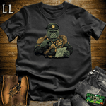 Military Commander Gorilla Black | Commander Tee
