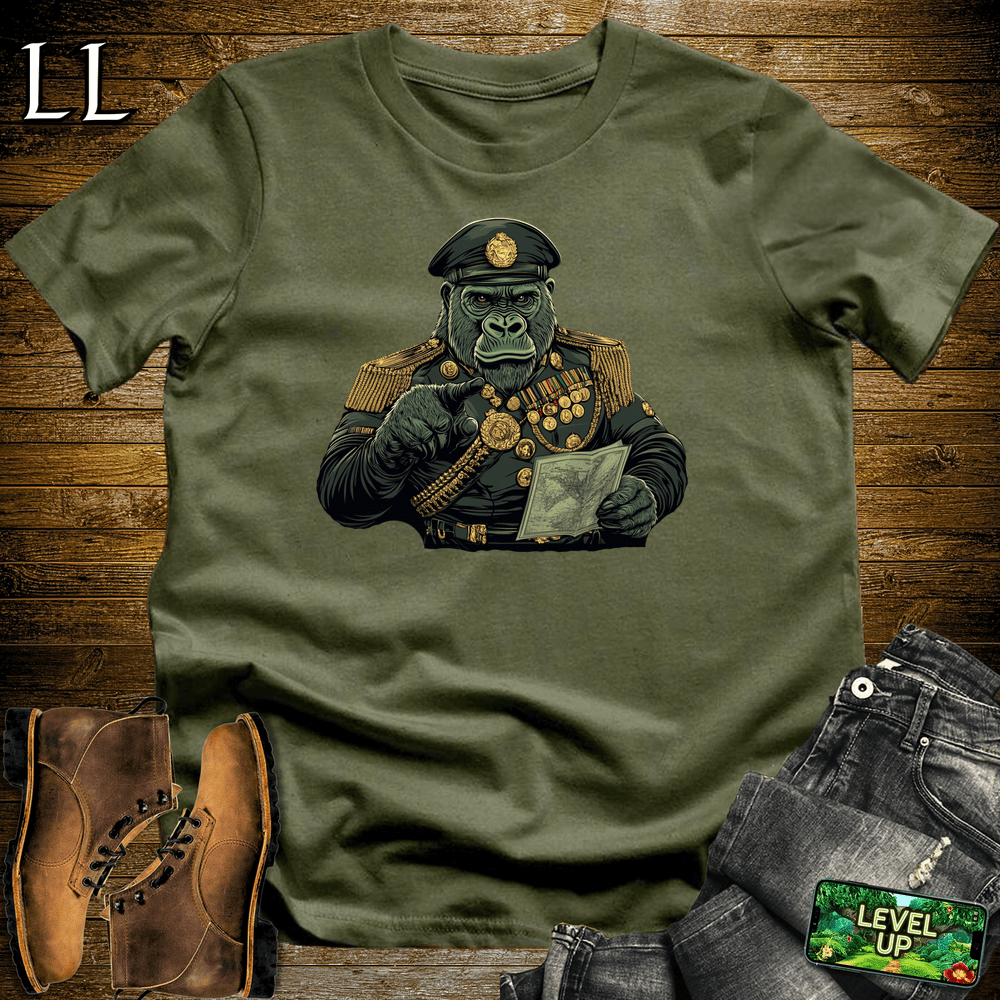 Military Commander Gorilla Military Green | Commander Tee