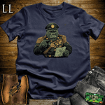 Military Commander Gorilla Navy | Commander Tee