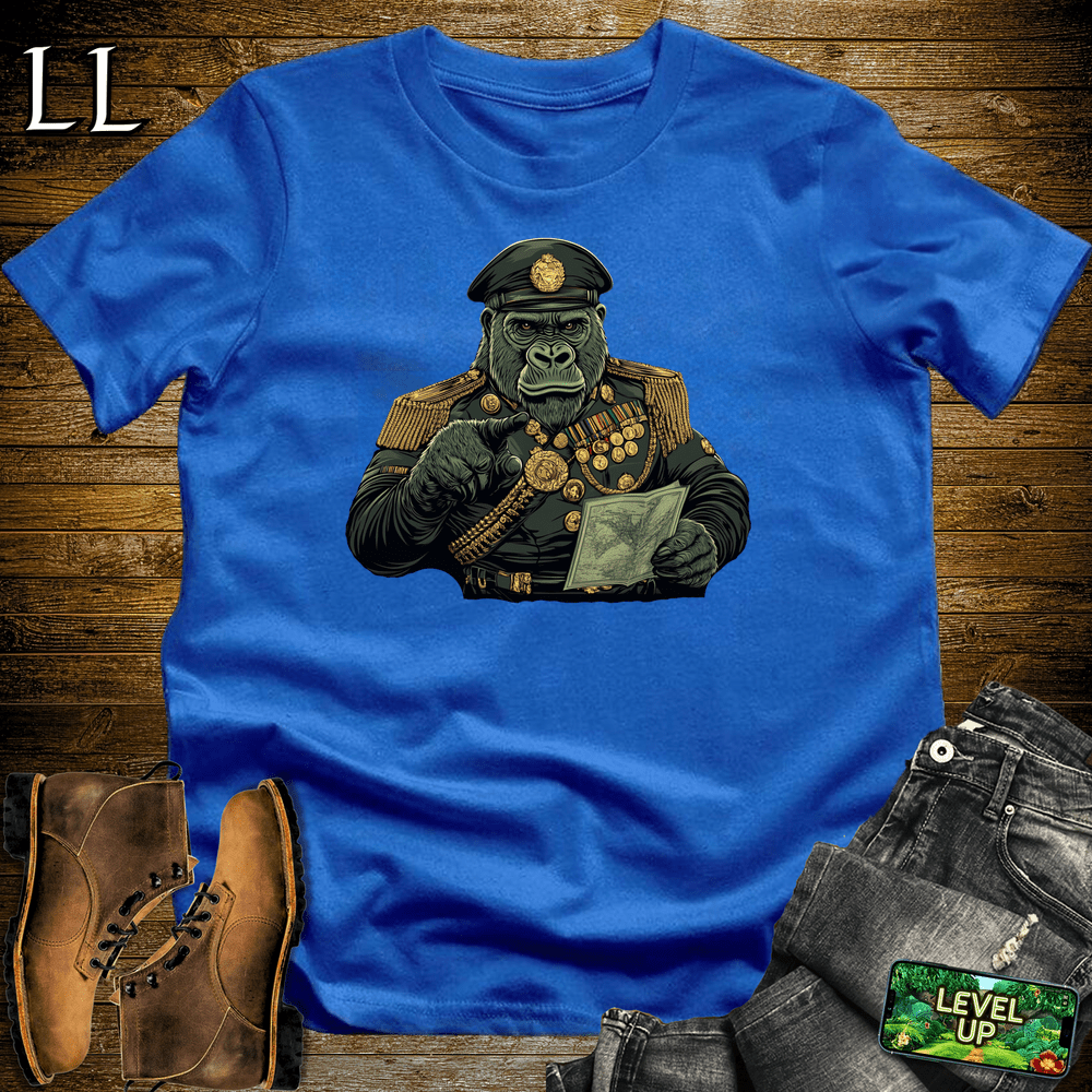 Military Commander Gorilla Royal | Commander Tee