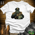 Military Commander Gorilla White | Commander Tee
