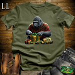 Gift Wrap Gorilla Military Green | Holiday Gift Shirt