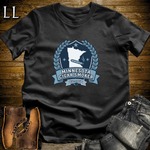 Minnesota Cigar Smoker Shield T-Shirt Black | State Crest Cigar Shirt