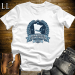 Minnesota Cigar Smoker Shield T-Shirt White | State Crest Cigar Shirt