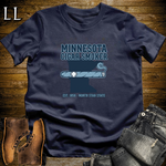 Minnesota Cigar Smoker T-Shirt Navy | State Cigar Shirt