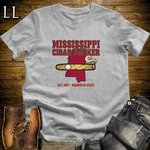 Mississippi Cigar Smoker T-Shirt Sport Grey | Mississippi State Cigar Shirt