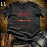 Missouri Cigar Smoker T-Shirt Black | Show Me State Cigar Smoker Tee