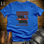 Missouri Cigar Smoker T-Shirt Royal Blue | Show Me State Cigar Smoker Tee