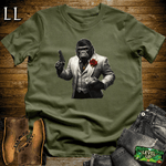 Mob Boss Gorilla Softstyle Tee Military Green | Boss Gift Tee