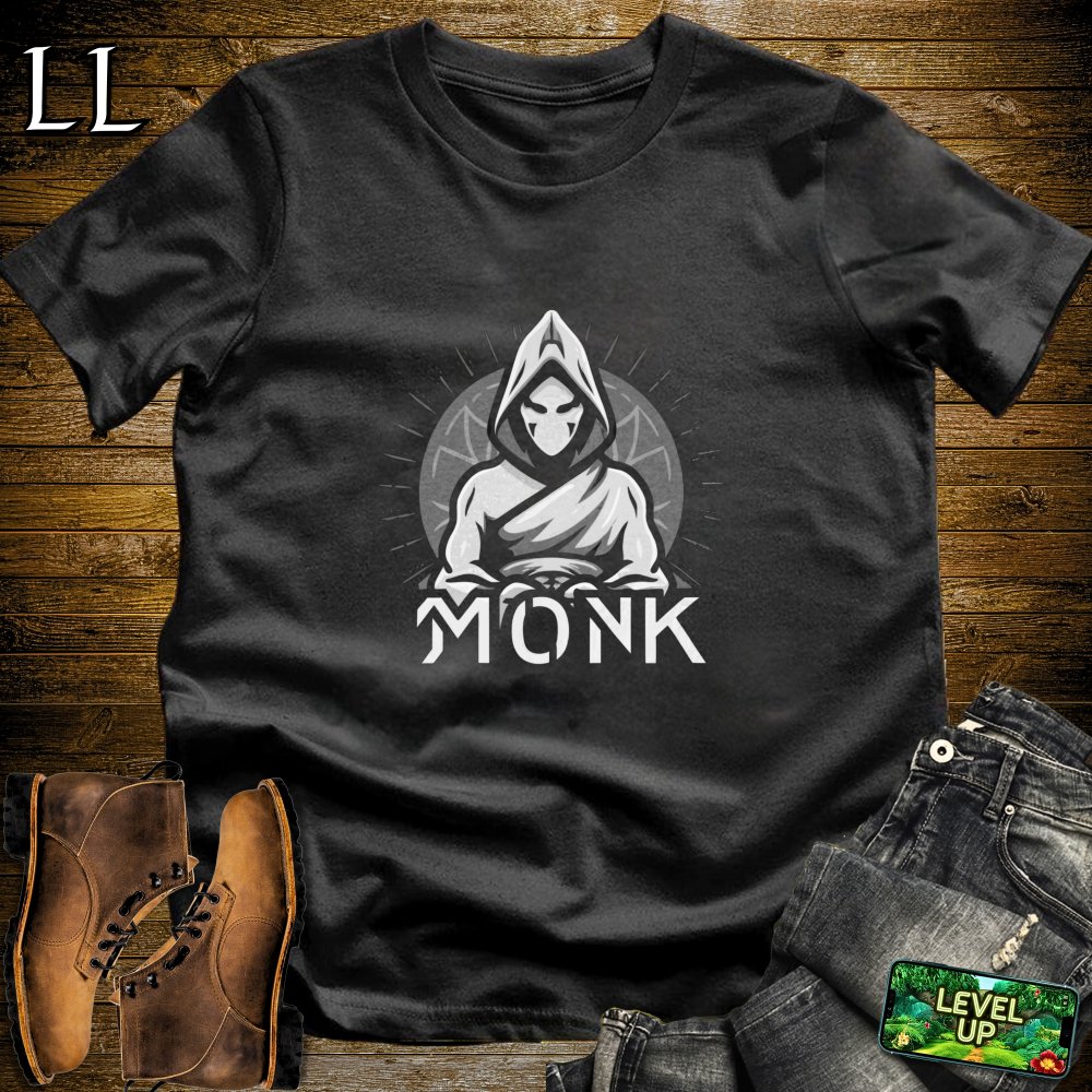 Monk Softstyle Tee - Black - LegacyLayers