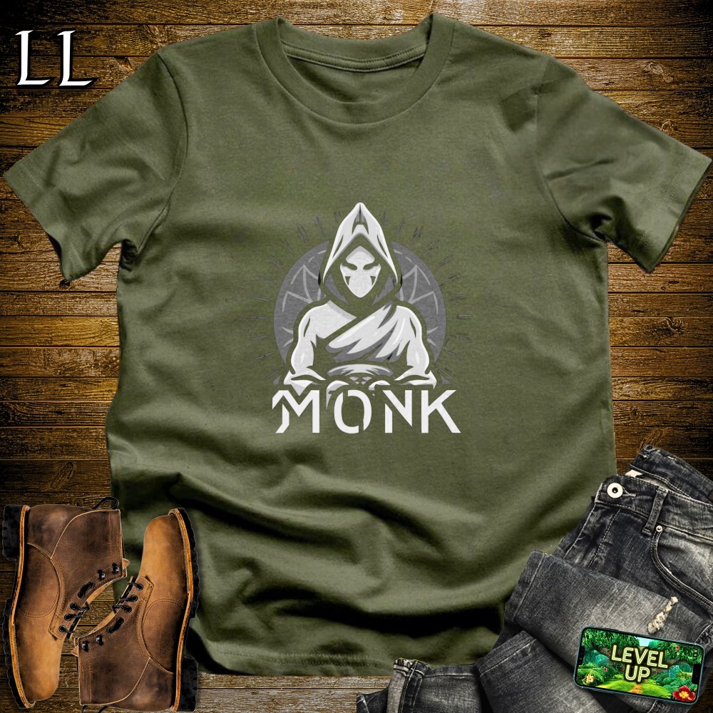 Monk Softstyle Tee - Military Green - LegacyLayers