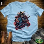 Monkey Samurai White | Primate Warrior Tee