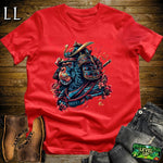 Monkey Samurai Royal Blue | Primate Warrior Tee