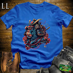 Monkey Samurai Light Blue | Primate Warrior Tee