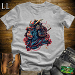 Monkey Samurai Sport Grey | Primate Warrior Tee