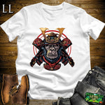 Monkey Warlord Samurai Military Green | Primate Warrior Tee