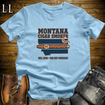 Montana Cigar Smoker T-Shirt Light Blue | State Cigar Shirt