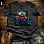 Movie Time Gorilla Softstyle Tee Black | Film Lover Gift Tee