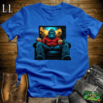 Movie Time Gorilla Softstyle Tee Royal | Film Lover Gift Tee
