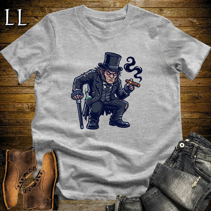 Mr. Hyde Cigar T-Shirt Sport Grey | Gothic Horror Cigar Tee