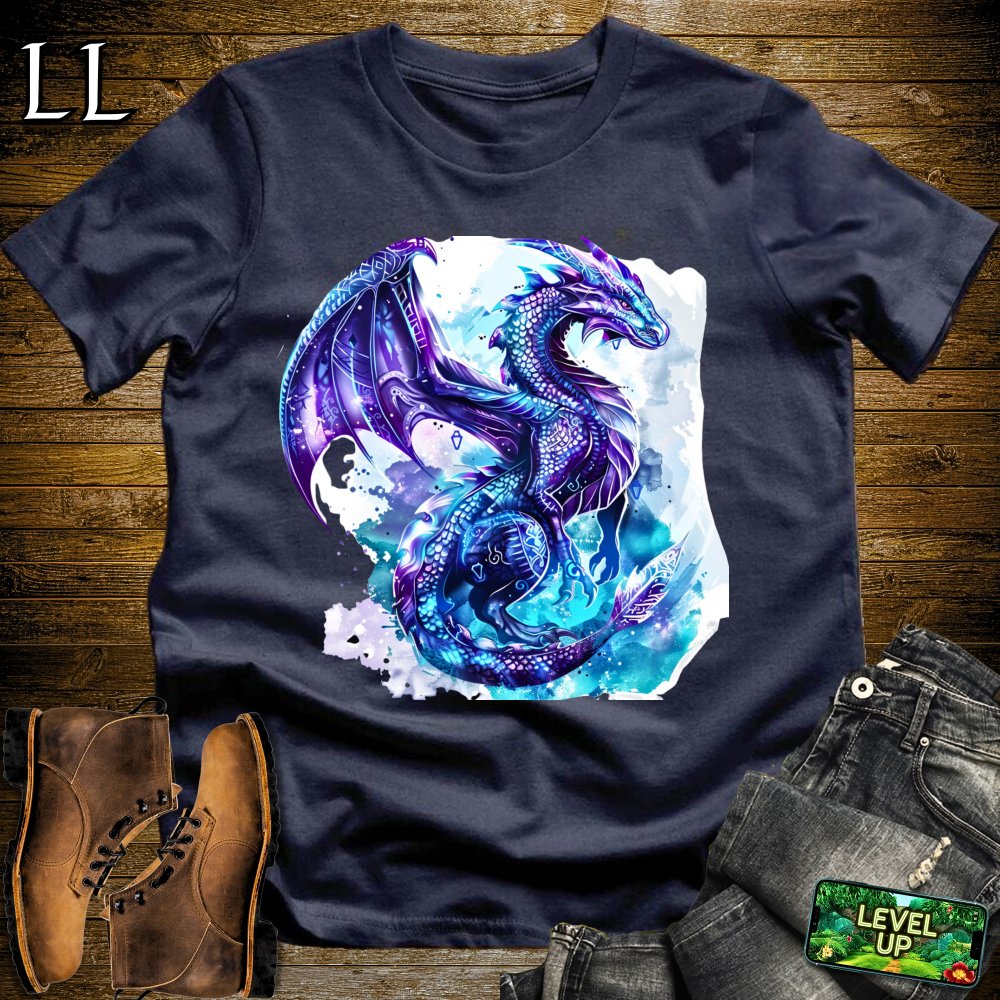 Mystical Dragon Softstyle Tee - Navy - LegacyLayers