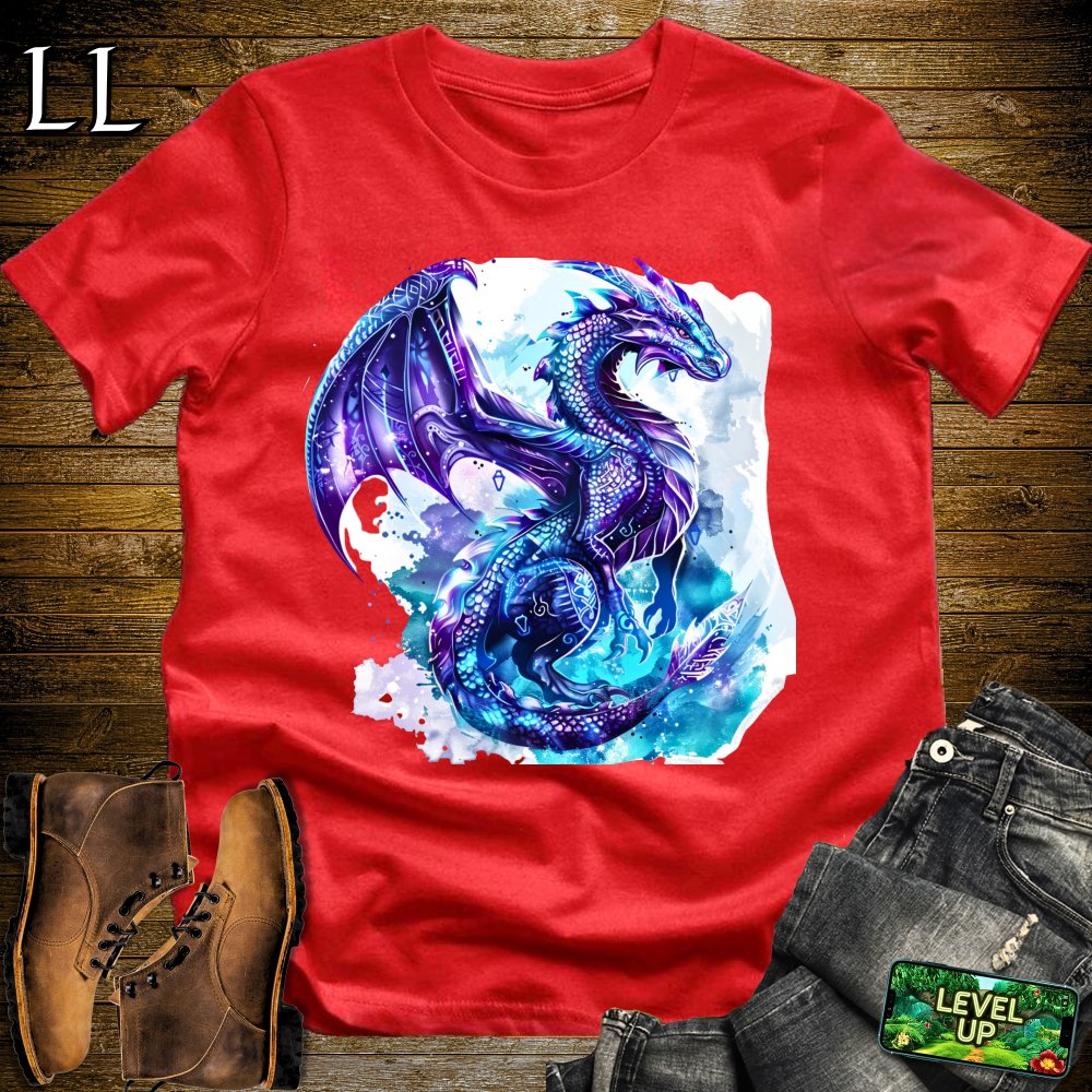 Mystical Dragon Softstyle Tee - Red - LegacyLayers