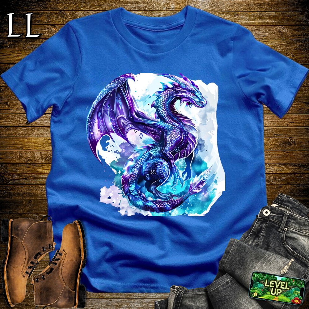 Mystical Dragon Softstyle Tee - Royal - LegacyLayers