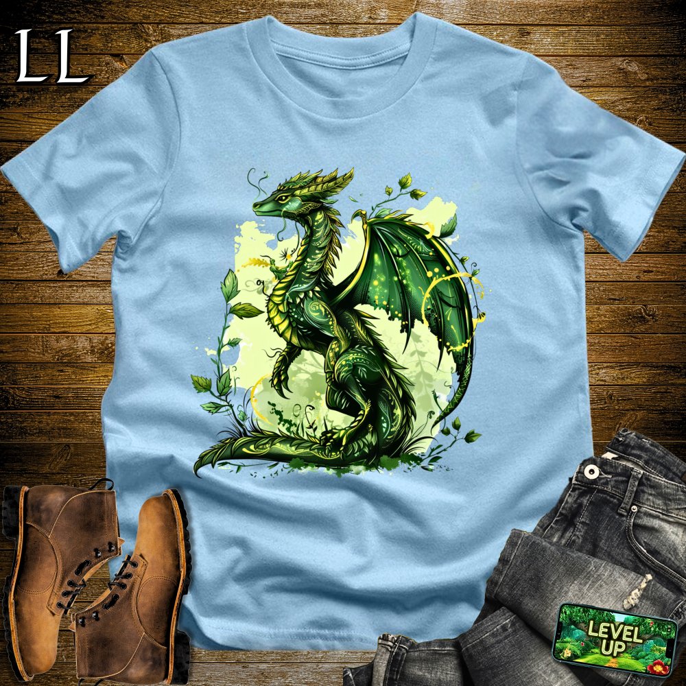 Nature Dragon Softstyle Tee - Light Blue - LegacyLayers