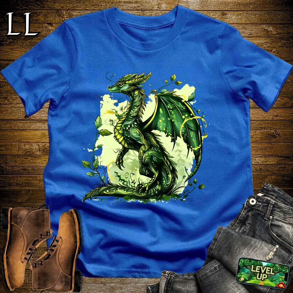 Nature Dragon Softstyle Tee - Royal - LegacyLayers