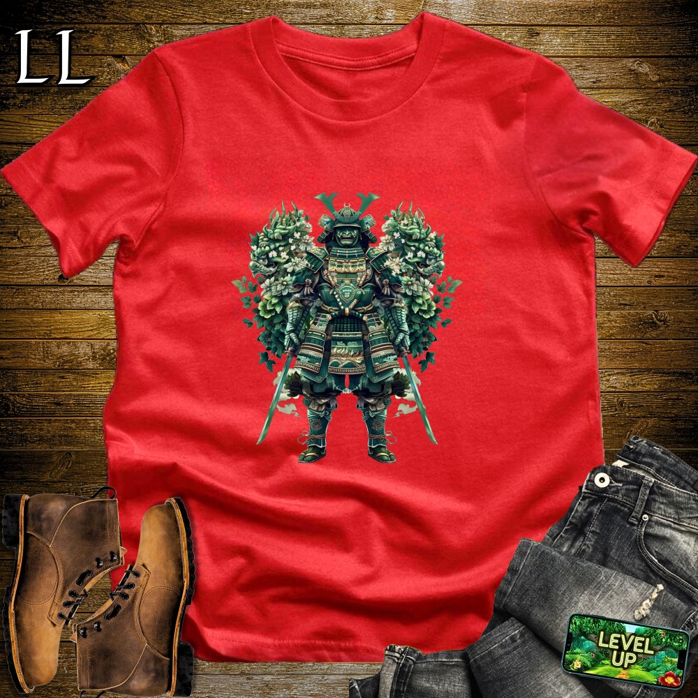 Nature Samurai Softstyle Tee - Red - LegacyLayers