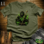 Nature Sorcerer Gorilla Softstyle Tee Military Green | Party Animal Tee