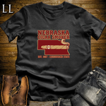 Nebraska Cigar Smoker T-Shirt Black | State Cigar Shirt