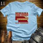 Nebraska Cigar Smoker T-Shirt Light Blue | State Cigar Shirt