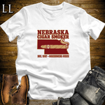 Nebraska Cigar Smoker T-Shirt White | State Cigar Shirt