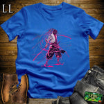Neon Samurai Light Blue | Cyberpunk Futuristic Tee