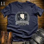 Nevada Cigar Smoker Shield T-Shirt Navy | State Cigar Crest Shirt