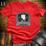 Nevada Cigar Smoker Shield T-Shirt Red | State Cigar Crest Shirt