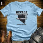 Nevada Cigar Smoker T-Shirt Light Blue | State Cigar Shirt
