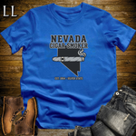 Nevada Cigar Smoker T-Shirt Royal Blue | State Cigar Shirt