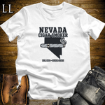 Nevada Cigar Smoker T-Shirt White | State Cigar Shirt