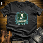 New Jersey Cigar Smoker Shield T-Shirt Black | New Jersey Cigar Crest Gift Tee
