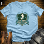 New Jersey Cigar Smoker Shield T-Shirt Light Blue | New Jersey Cigar Crest Gift Tee