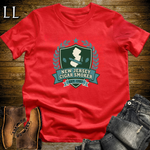 New Jersey Cigar Smoker Shield T-Shirt Red | New Jersey Cigar Crest Gift Tee